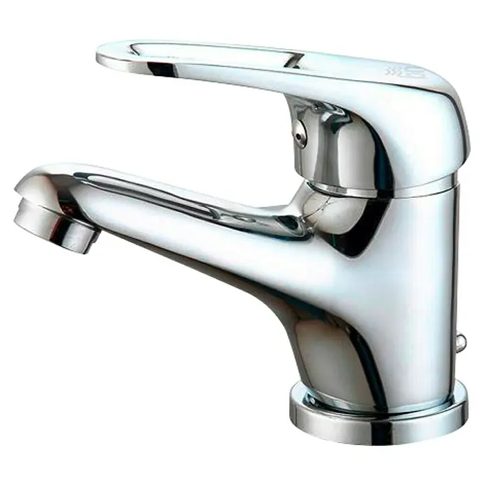 Universal de Grifería Nilo Grifo de lavabo - Cromo, Brillante - Grifo cromado brillante con diseño moderno, perfecto para cualquier baño. Estilo elegante y fabricación de alta calidad.