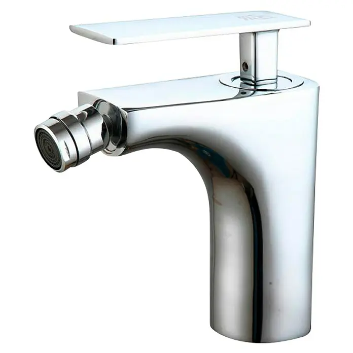 Universal de Grifería Amur Grifo monomando de bidé - Cromo, Brillante - Grifo de bidé cromado brillante para baños modernos, que combina funcionalidad con diseño elegante.
