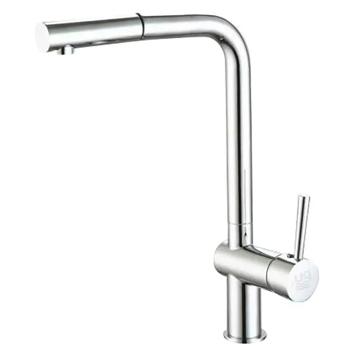 Universal de Grifería Grifo de cocina extraible Carrion - Cromo, Brillante - Elegante grifo de cocina cromado con rociador extraíble. Este grifo combina diseño moderno y funcionalidad para una cocina elegante.
