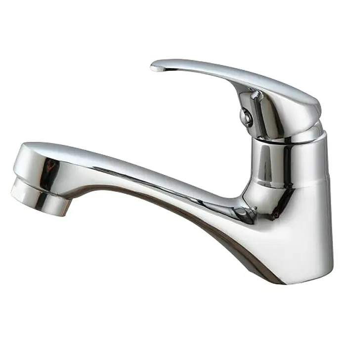 Universal de Grifería Grifo de lavabo 1 agua - Grifo monomando, Cromo, Brillante - Grifo de baño cromado brillante. Diseño elegante para baños modernos, calidad duradera para el uso diario en el baño.
