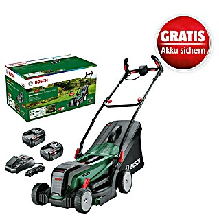 Bosch Power for All 18V Akku-Rasenmäher UniversalRotak 2x18V-37-550 (18 V, 2 Akkus, 4 Ah, Schnittbreite: 37 cm)