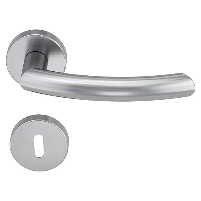 Diamond Doors Classic Drückerpaar Wisconsin - Passend für: Glastüren, Edelstahl matt - Ein Türgriff aus Edelstahl mit einem modernen und eleganten Design. Passend für jede Tür und einfach zu installieren.