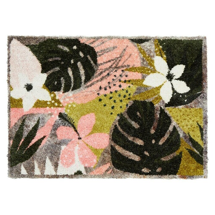 Astra Schmutzfangmatte Pure & Soft (70 x 50 cm, Design: Jungle Bunt, Mehrfarbig) | BAUHAUS