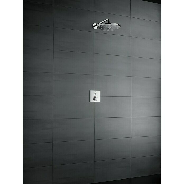 Hansgrohe Kopfbrausen-Set Raindance Select S 240 (Durchmesser: 24 cm, 17 l/min bei 3 bar, Wandmontage, Chrom)