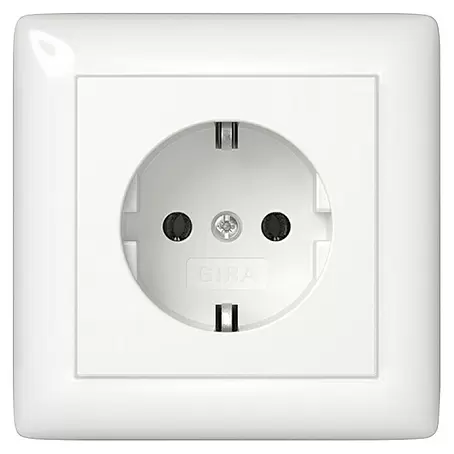 Gira Standard 55 Steckdose mit Vollplatte 444003