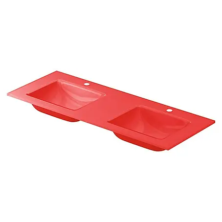 Lavabo doble Cristal