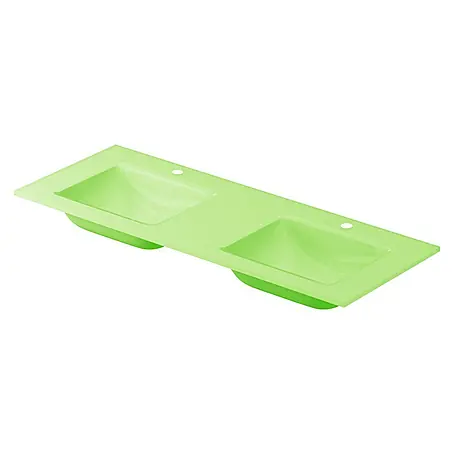 Lavabo doble Cristal