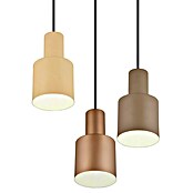 Trio Leuchten Agudo Pendelleuchte (120 W, Natur, Schwarz, E27, 3 Stk.) | BAUHAUS