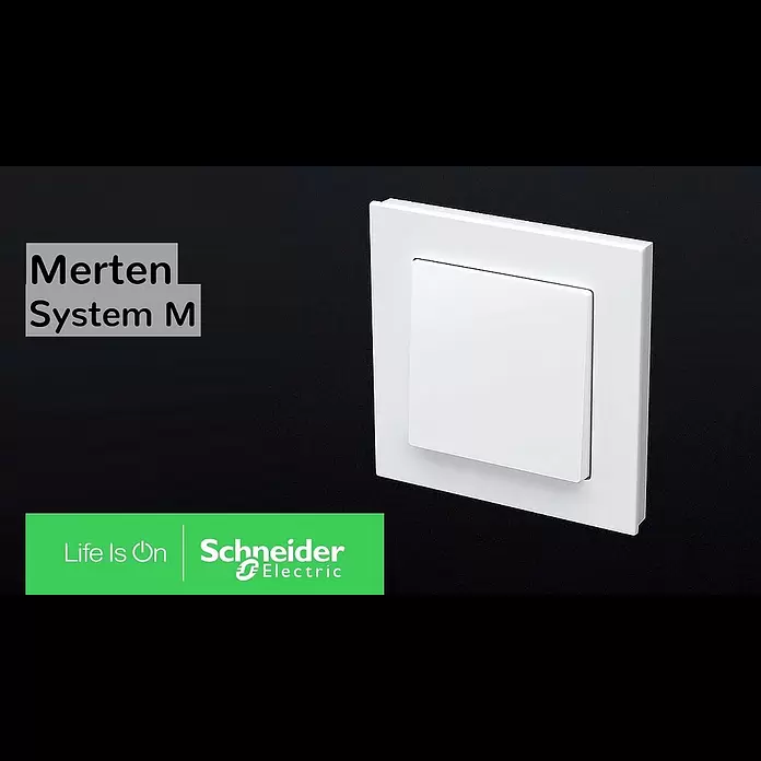 Merten M-SMART Abdeckrahmen 478219 - Polarweiß glänzend, 2-fach, Kunststoff - Merten Schalterprogramm: System M - Grenzenlose Vielfalt | Schneider Electric