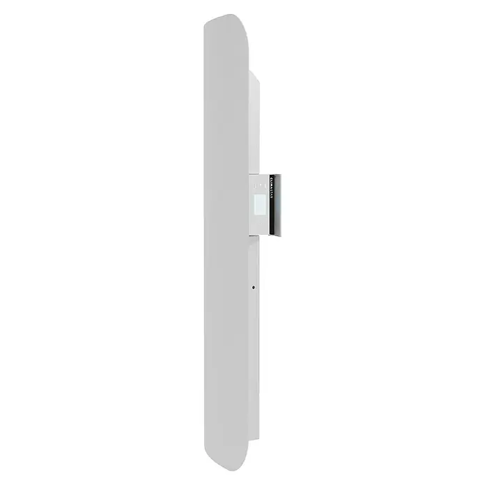 ClimaStar Speichersteinheizung WiFi Curve - Raumgröße bis ca. 18 m², Pearl White - Ein Climastar Heizkörper, ein schlankes und modernes Gerät, das effiziente Wärme liefert und sich nahtlos in jeden Raum einfügt.