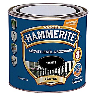 Hammerite Pisani lak Smooth (Črna, Sijaj, 250 ml)