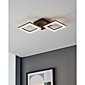 Eglo Led-plafondlamp PARANDAY-Z (15,5 W, l x b x h: 47 x 22,5 x 6 cm, Zwart) | BAUHAUS