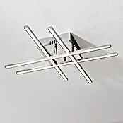 Eglo LED-Deckenleuchte Lasana 1 (24 W, L x B x H: 50 x 50 x 9,5 cm, Chrom) | BAUHAUS