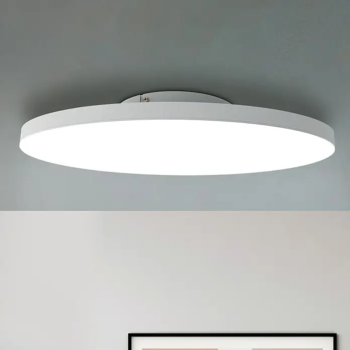 Eglo LED-Panel Turcona-Z - 34,2 W, L x B x H: 60 x 60 x 7,5 cm, Weiß, RGB - Moderne LED-Deckenleuchte in Weiß. Diese flache Leuchte sorgt für eine gleichmäßige Ausleuchtung und ein stilvolles Ambiente in jedem Raum.