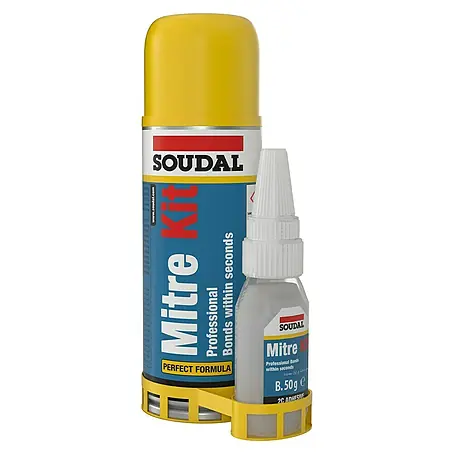 Adhesivo instantáneo Kit Mitre poroso