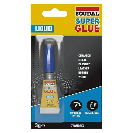 Soudal  Adhesivo instantáneo Super Glue Líquido
