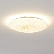 Eglo LED-Deckenleuchte rund NIEVES 1 (19,5 W, Ø x H: 41 x 6,5 cm, Weiß/Gold, Warmweiß) | BAUHAUS