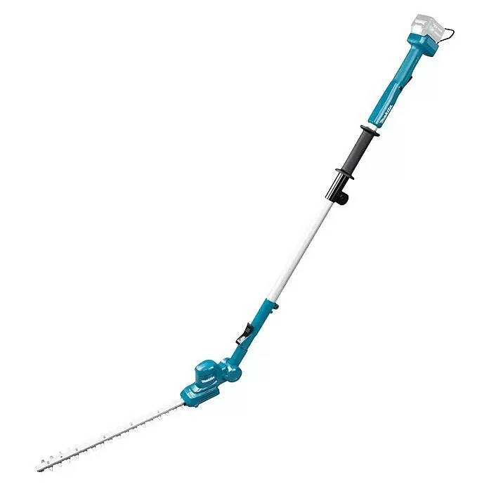Makita CXT 12V max. Teleskop-Heckenschere UN460WDZ - Li-Ionen, Anzahl Akkus: Ohne Akku, Schnittlänge: 46 cm - Makita türkis-weiße Akku-Stielheckenschere mit großer Reichweite.