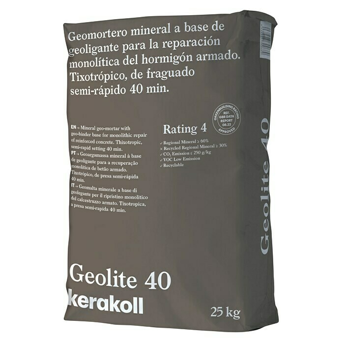 Kerakoll Mortero de reparación rápida Geolite 40 (25 kg)
