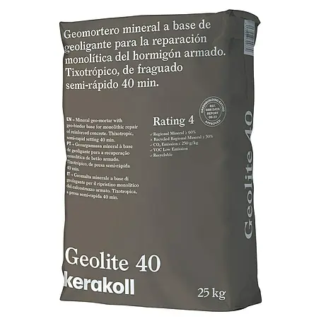 Kerakoll  Mortero de reparación rápida Geolite 40