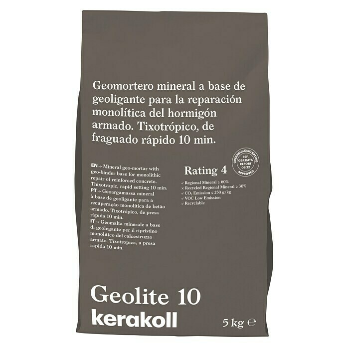 Kerakoll Mortero de reparación rápida Geolite 10  (5 kg)