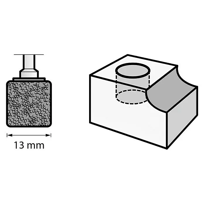 Dremel Schleifband / Lochbohrer 408DM (2-in-1)Körnung: 60