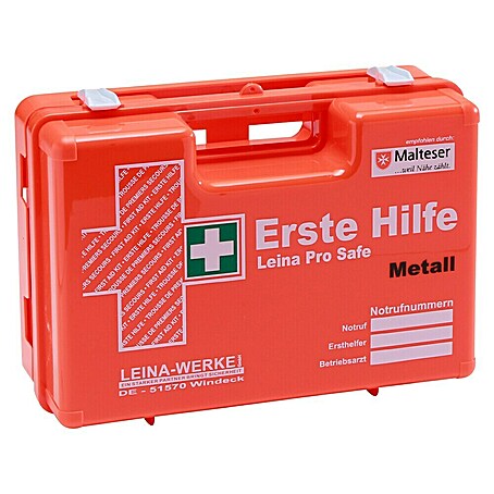 Leina-Werke Erste-Hilfe-Koffer Pro Safe Metall - DIN 13157