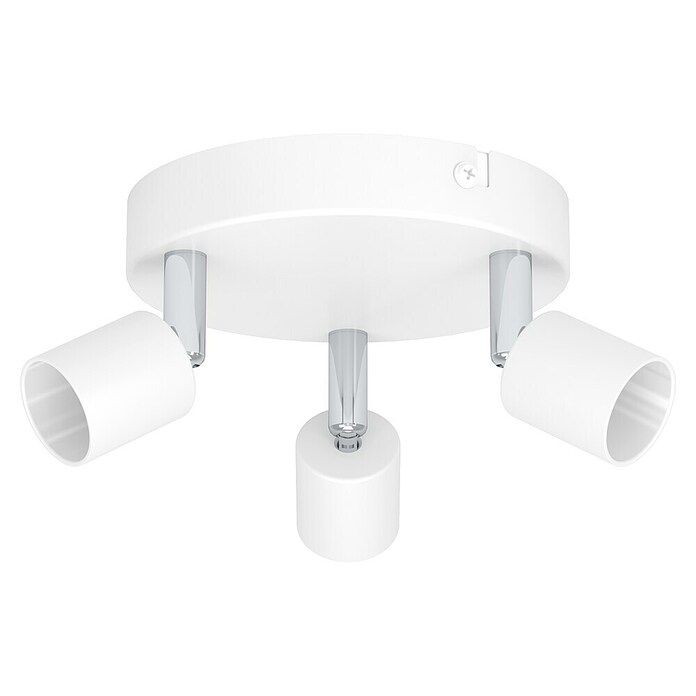 Eglo Regleta redonda Stecci-E (15 W, Ø x Al: 14 x 7,5 cm, Blanco, GU10) | BAUHAUS