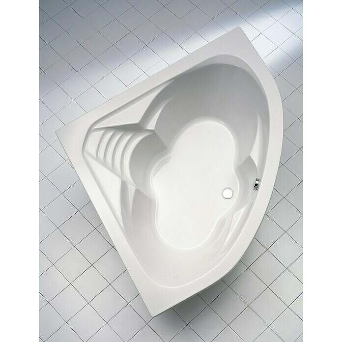 Ottofond Eckbadewanne Sydney (140 x 140 cm, Sanitäracryl, Weiß)