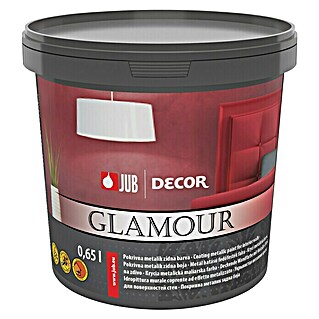Jub Unutarnja disperzijska boja Decor Glamour (Srebrne boje, 650 ml)