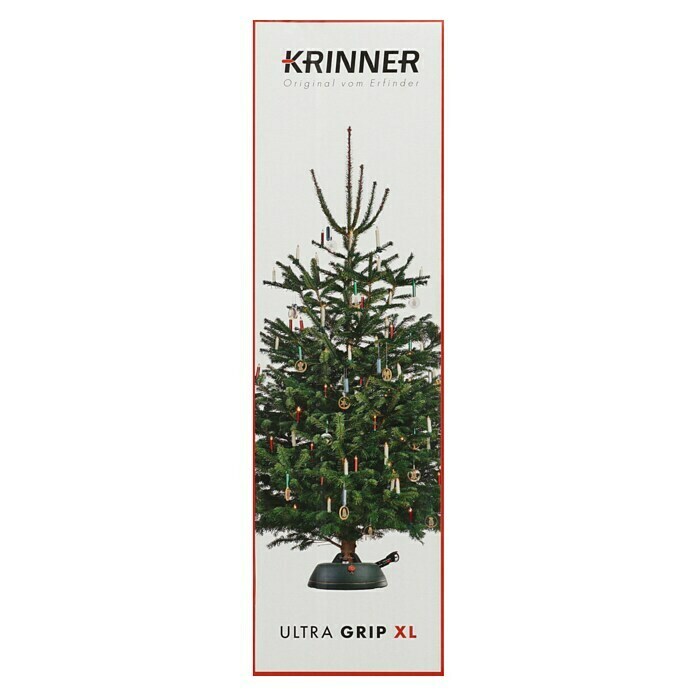 Krinner Christbaumständer Ultra Grip XL (Max. Baumlänge: 3 m, Max. Stammdurchmesser: 12 cm, Fassungsvermögen Wassertank: 4,5 l, Rundum-Einseil-Technik) | BAUHAUS