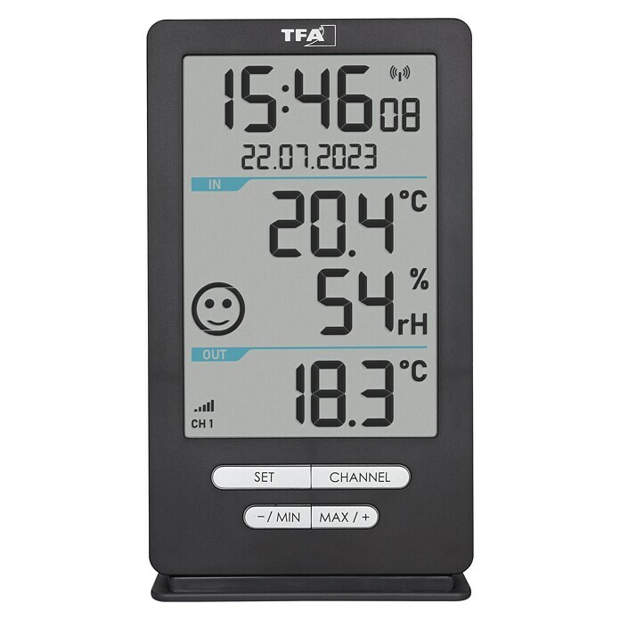 TFA Dostmann Funk-Thermo-Hygrometer Xena Home (Digital, Reichweite Sensor: 100 m) | BAUHAUS