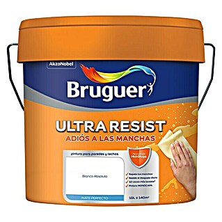 Bruguer Ultra Resist Pintura para paredes (Blanco, Mate)