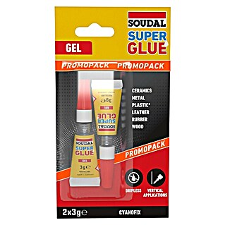 Soudal Adhesivo instantáneo Super Glue (3 g, 2 ud.)