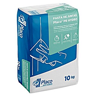 Placo Saint-Gobain Pasta para juntas PR Hydro (10 kg, Apto para: Juntas de placas de yeso)