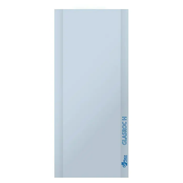 Placo Saint-Gobain Placa de yeso laminado Glasroc H - 200 x 120 cm, Espesor: 12,5 mm - Tablero de construcción Glasroc H para acabados interiores, ideal para ambientes húmedos. Placa de yeso duradera y de alta calidad para uso profesional.