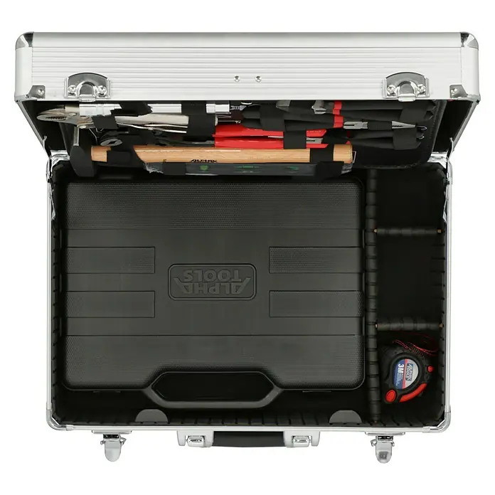Alpha Tools Werkzeugkoffer Big Box - L x B x H: 450 x 305 x 167 mm, 119 -tlg. - Alpha Tools Werkzeugkoffer, gefüllt mit verschiedenen Werkzeugen. Perfekt für Heimwerker und Profis, die Wert auf Ordnung legen.
