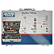 Alpha Tools Werkzeugkoffer Big Box (119-tlg., Steckschlüsselsatz: ¼″)