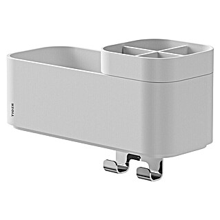 Tiger Doucherek met haak en houder 2-Store (10,8 x 24,9 x 15,7 cm, Wit)