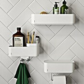 Tiger Doucherek met haak en houder 2-Store (10,8 x 24,9 x 15,7 cm, Wit) | BAUHAUS