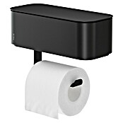 Tiger Toiletrolhouder met opbergbox 2-Store (Met deksel, Zwart) | BAUHAUS