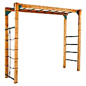 Plum Klettergerüst Monkey Bars (310 x 160 x 198 cm, Holz, Natur) | BAUHAUS