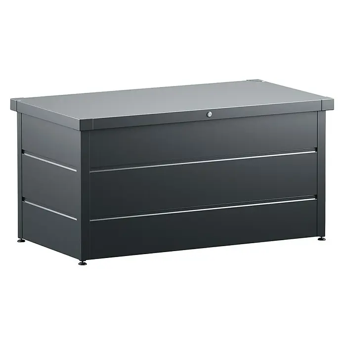 Hörmann EcoStar Gartenbox Elegant136 x 67,2 x 72,5 cm, Anthrazit, Stahl