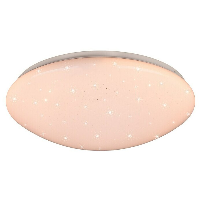 Trio Lighting Plafón LED redondo Lukida (18 W, Blanco cielo estrellado, Blanco cálido) | BAUHAUS