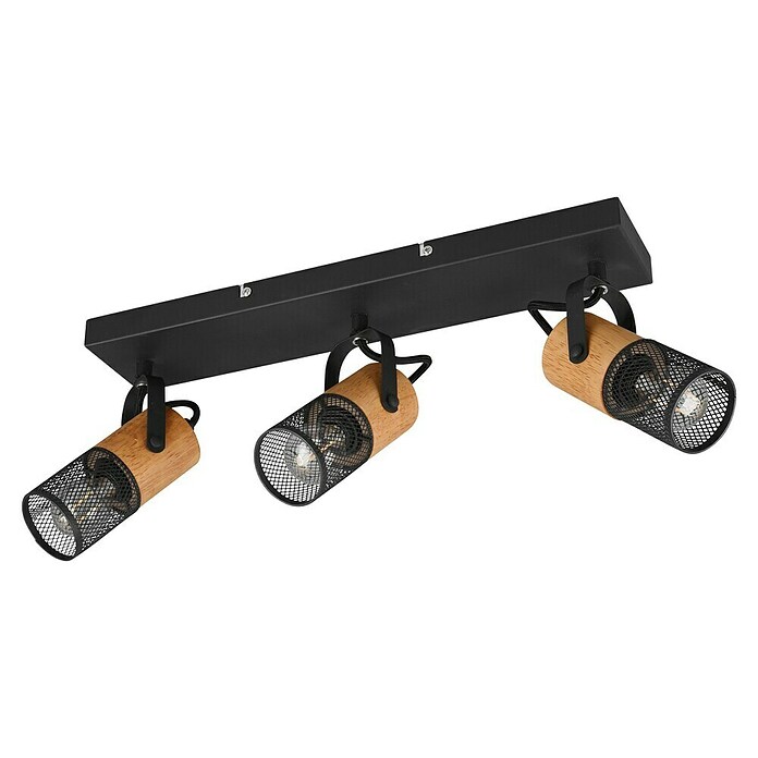 Trio Leuchten Stropna spot svjetiljka Tosh  (40 W, D x Š x V: 9 x 44 x 19 cm, Crne boje, E14) | BAUHAUS
