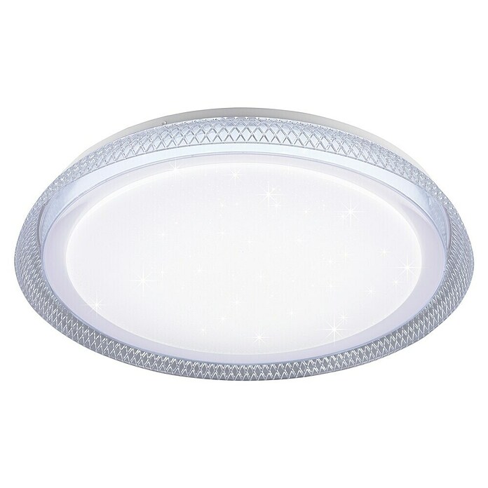 Trio Lighting Plafón LED redondo Heracles (24 W, Ø x Al: 500 mm x 6 cm, Blanco, Blanco cálido) | BAUHAUS