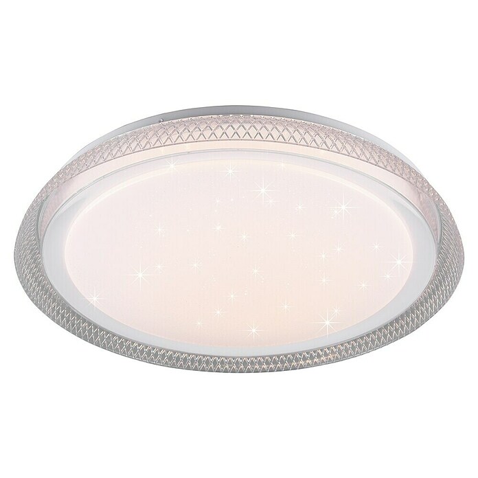 Trio Lighting Plafón LED redondo Heracles (24 W, Ø x Al: 500 mm x 6 cm, Blanco, Blanco cálido) | BAUHAUS