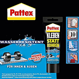 Pattex Kleben statt Bohren Montagekleber Wasserresistent (142 g)