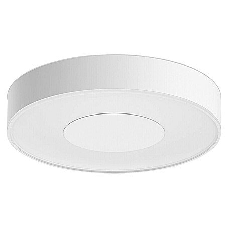 Philips Hue LED-Deckenleuchte rund White & Color Ambiance Infuse M (33,5 W, Ø x H: 38,1 x 8,4 cm, Weiß, Mehrfarbig)