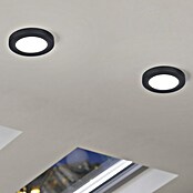 Eglo LED okrogla vgradna svetilka Fueva Flex  (5,5 W, Ø x V: 11,7 x 0,2 cm, Črna, Nevtralno bela) | Vgradni žarometi | Reflektorji in žarometi | Svetila | Elektro in svetila | Izdelki | BAUHAUS